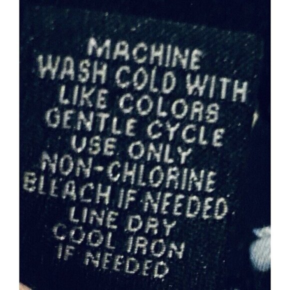 Hot Topic Top Womens Large Black Mushroom Butterfly Crop Button Up Boxy Boho - Picture 8 of 9